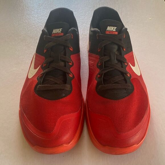 NIKE Men’s Metcon 2 Red/Black/White Athletic Training Shoes #819899-610 Size 13 main image 6